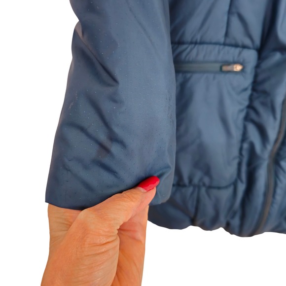 Merrell Insulated Hooded Jacket Teal M Select Regulate Warm Puffer Coat M - Picture 15 of 16